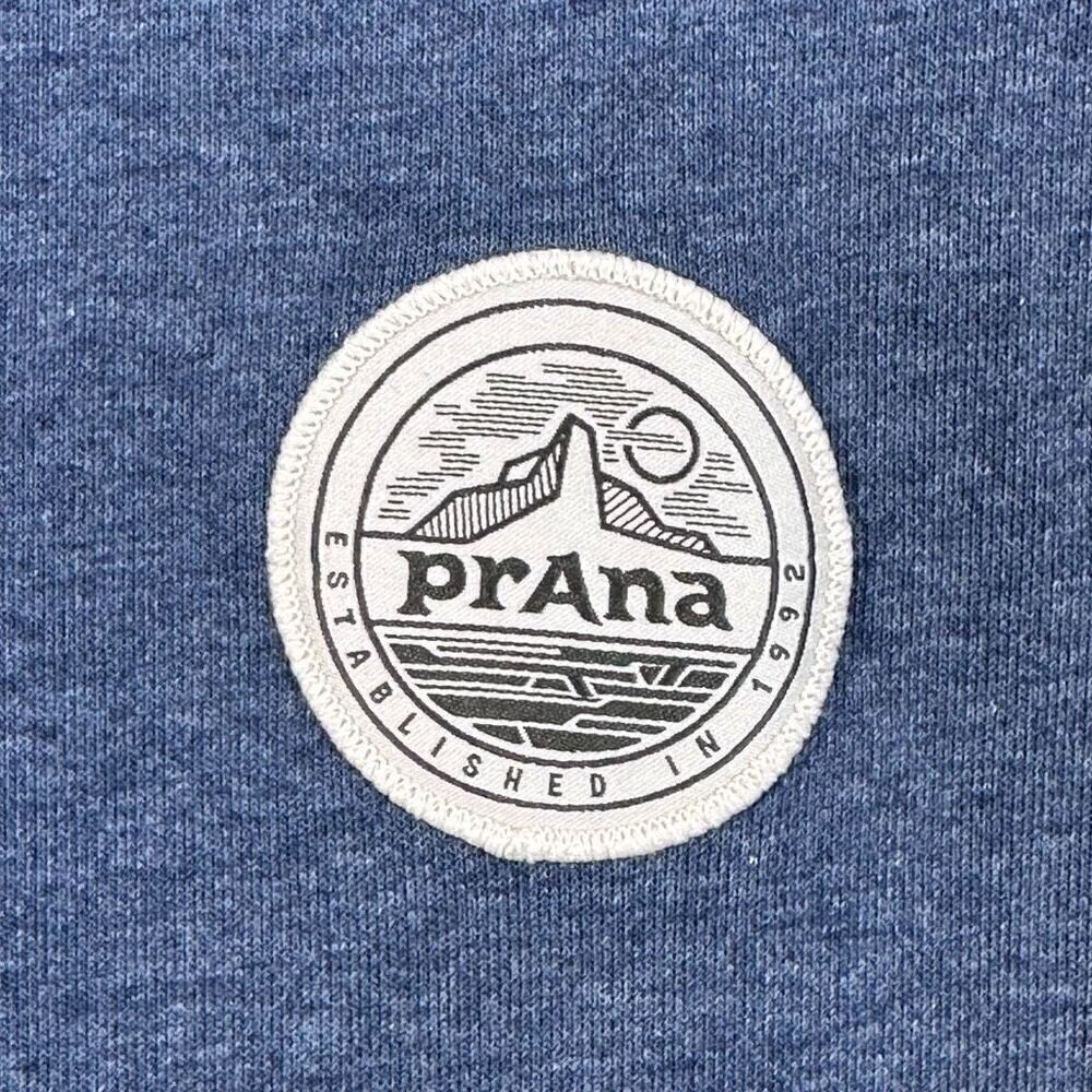 PrAna Patch Pullover Crew in Prana Denim Heather Size L - Picture 10 of 12